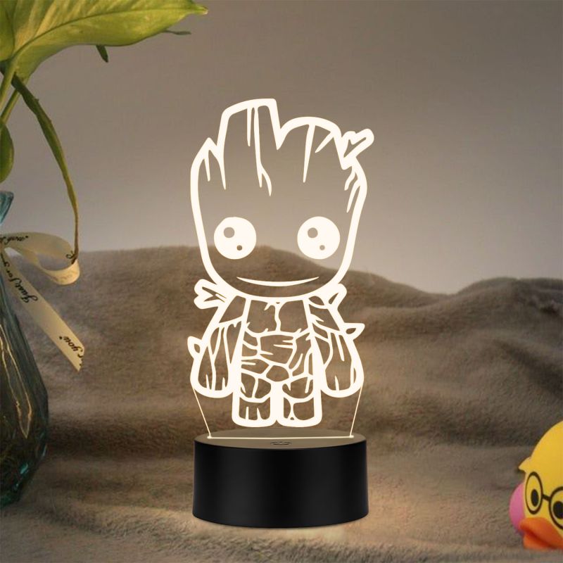Baby Groot Character Design Night Lamp